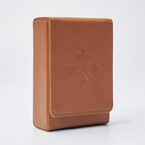 Caja de Cartas de Póker de Primera Calidad, Estuche Magnético de Cuero PU, Protección Duradera para Organizar Cartas de Juego - Product Image 1