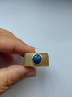Bague en corne de buffle naturelle de qualité supérieure 100% certifiée IGI, polie, étanche, coupe brillante moderne, pour fête, mariage, anniversaire