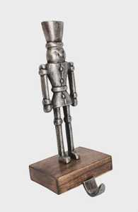 Luxury Metal Christmas <b>Stocking</b> <b>Holder</b> Anti Slip Mantel Hook Festive Decoration - Product Image 4