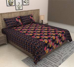 Rangbirangi Bedding Set Floral Discharge Print <b>Quilt</b> Cover Set Red <b>Bedspread</b> Pillow Covers for Bedroom Home Use - Product Image 1