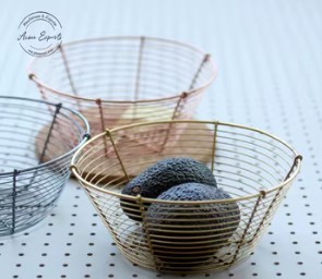 Modern Two Tier Fruit <b>Basket</b> Metal Countertop Organizer Black <b>Wire</b> Storage Stand Kitchen Produce Holder Decor - Product Image 6
