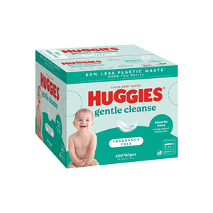 Lingettes pour bébé à l'extrait de camomille Huggies Pure, apaisantes et douces pour les peaux délicates - Product Image 1