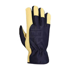 Guantes de seguridad de cuero resistentes con forro interior suave y capa exterior fuerte para un rendimiento duradero - Product Image 3