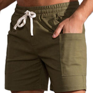 Wholesale Summer Men <b>Short</b> <b>Length</b> <b>Trousers</b> Casual <b>Short</b> Cotton Vintage Custom <b>Shorts</b> - Product Image 3