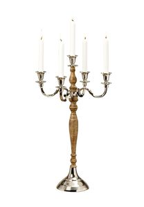 Decorative Tall Metal Candelabra For Grand Banquet Table Decoration With Elegant Multi Branch Frame - Product Image 6
