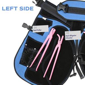 Tablier de fermeur professionnel et kit d'outils avec marteau de fermeur, extracteur de clous rose, décolleur de clous, décolleur de clous alligator et décolleur de clous courbé - Product Image 5