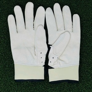 Men's Pro-Style Long Cuff Baseball Batting Gloves Premium Cabretta Leather Palm Superior Grip <b>Hook</b> Loop Closure Customizable - Product Image 5