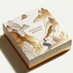 Custom <b>Brown</b> Paper Gift <b>Box</b> with Logo Magnetic Lid & Base Design, Sponge Liner, UV Print & Fully Customizable Packaging - Product Image 2