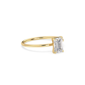 Bague de mariage et d'anniversaire REYES au design classique en argent sterling 925 avec moissanite certifiée GRA, cadeau de luxe, bijoux fins OEM ODM - Product Image 3