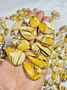 Excellente qualité Brecciated Mookaite Jasper Loose Gemstone Cabochon de Mookaite Brecciated fait à la main pour la fabrication de bijoux - Product Image 2