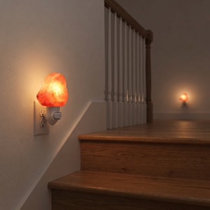 Lampe de nuit décorative en forme de cœur en sel rose de l'Himalaya, lumière cristalline pour l'ambiance de la maison - Product Image 5