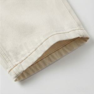 กางเกงขาสั้นวินเทจฤดูร้อนพรีเมียมทรงหลวมสำหรับผู้ชาย กางเกงยีนส์ขาสั้นสีเข้ม มีกระเป๋า สไตล์ลำลอง แฟชั่นสตรีทแวร์ ใส่สบาย - Product Image 6