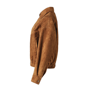Veste de moto en cuir classique de design personnalisé, logo OEM, veste en cuir pour homme, coupe ajustée, véritable cuir de vachette. - Product Image 3