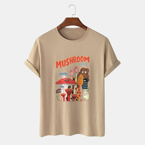 เสื้อยืดแขนสั้นสีขาวสำหรับผู้ชาย คอกลม ทรงปกติ ผ้าฝ้ายเจอร์ซีย์ ระบายอากาศได้ดี แห้งเร็ว เป็นมิตรกับสิ่งแวดล้อม รับผลิตตามแบบ OEM - Product Image 3