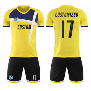 Conjunto de Uniforme de Fútbol con Logotipo Personalizado Directo de Fábrica – Kits de Entrenamiento Sublimados para Equipos, Camisetas de Fútbol para Hombre, 100% Poliéster de Secado Rápido - Product Image 3