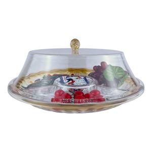 Plateau de service divisé en acrylique doré - Product Image 5