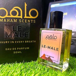 Fragancia Masculina con Aroma Amaderado y Terroso, Le-Male Eau De Parfum, Botella de Vidrio Cuadrada Transparente, con Infusión de Romero, Lujoso, Clásico, Portátil y Duradero - Product Image 5