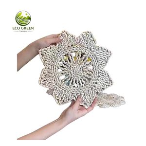 Premium Water Hyacinth Placemat Handmade Woven Natural Dining <b>Table</b> Mat Eco Friendly Rustic Home Decoration - Product Image 6