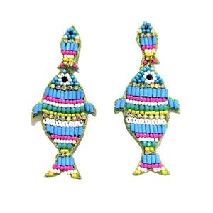 ต่างหูห้อยประดับลูกปัดปักลายด้วยมือสำหรับผู้หญิง เครื่องประดับแฟชั่นอินเดีย เหมาะสำหรับวันครบรอบและชีวิตประจำวัน - Product Image 6