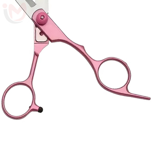 กรรไกรตัดผมสแตนเลสแฟชั่นใหม่ขนาด 6.0 นิ้ว ใบมีดตรงปลายแหลม รับสกรีนโลโก้ - Product Image 3