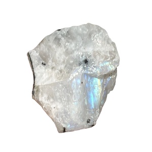 Natural Rainbow Moonstone <b>Raw</b> Rough <b>Crystal</b> Blue Flash Moonstone Healing Gemstone Rough Stone for Jewelry Making Wholesale Bulk - Product Image 1