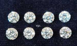 มอยส์ซาไนต์สีขาว 6 มม. ทรงกลมเจียระไนแบบบริลเลียนท์ ความสะอาดระดับ VS - เพชรมอยส์ซาไนต์คุณภาพสูงแบบเม็ดเดี่ยว - Product Image 3