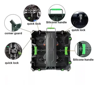 Màn Hình/Màn Hình Led Cong Cho Thuê Ngoài Trời Chất Lượng Hình Ảnh Cao P3.91mm 500Mm X 500Mm P3.91 - Product Image 1