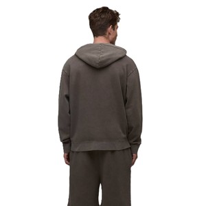 Heavyweight Cotton Fleece Hoodies for <b>Men</b> Oversized <b>Pullover</b> Streetwear Minimal Style Custom Logo Bulk Order Supply - Product Image 3