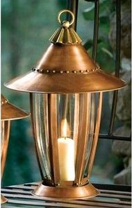 Traditional Iron Lantern Rectangle Candle Holder Indoor Tabletop Home <b>Decor</b> Living Room Accent Piece Durable Design - Product Image 2
