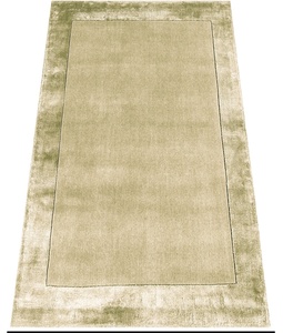 Alfombras de diseño I Trendy para sala de estar, tapete de lana de bambú de lana, para decoración moderna de dormitorio, para adultos, QNS abstracto - Product Image 2