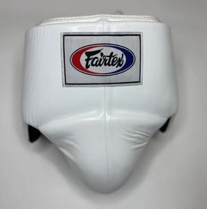 Protège-guêtres de boxe réglables en cuir PU/EVA blanc pour l'entraînement - Product Image 2