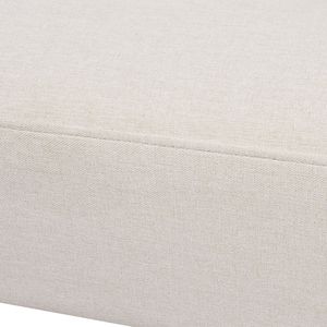 Sofá de banco con brazo enrollable de poliéster Beige neutro Jared Sky para muebles de dormitorio - Product Image 3