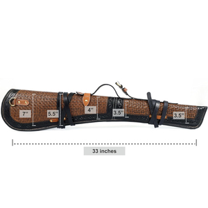 Sac à fusil en cuir à prix abordable, vente en gros, qualité supérieure, fabrication professionnelle, sac à fusil en cuir véritable personnalisé - Product Image 2