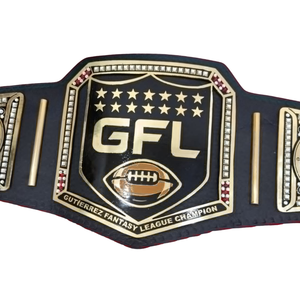 Cinturón de Campeonato Personalizado de la Liga de Fútbol de Fantasía Gutierrez, Trofeo de Fútbol de Fantasía de Alta Calidad - Product Image 5