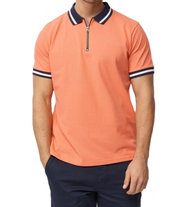 Style parfait Top Tendance Hommes Polo T-shirt Respirant Confortable Raisonnable Taux 100% Coton Polo T-shirt avec logo Personnalisé - Product Image 1