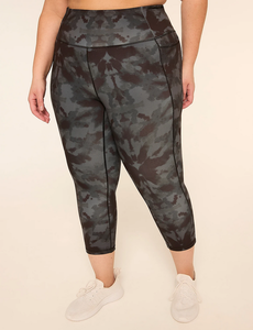 Leggings Capri de Punto con Estampado Floral, Transpirables, Antibacterianos, Casuales, para Mujer, Tallas Grandes, con Logotipo Personalizado OEM, Venta al Por Mayor, Económicos - Product Image 5
