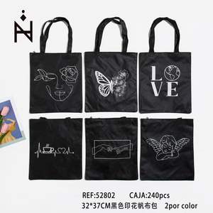 Borsa Promozionale NZ 32x37cm Nera Stampata in Tessuto con Design Artistico per Regali ed Eventi - Product Image 3
