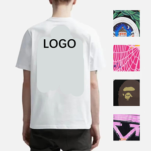 Meilleur prix T-shirt décontracté personnalisable pour homme, imprimé, uni, écologique, nouveau design, polyester/coton, séchage rapide, respirant - Product Image 4