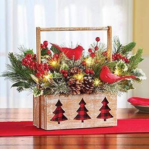 12 Piezas de Pájaros Artificiales de Color Rojo Cardenal con Plumas, Decoraciones para Árboles de Navidad con Clip para Adornos de Corona - Product Image 4