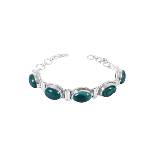 Sukhmani <b>Black</b> Onyx 925 Sterling Silver Bezel Set Gemstone Bracelet Unisex Everyday Wear Bohemian Wanderlust Anniversary Party - Product Image 5