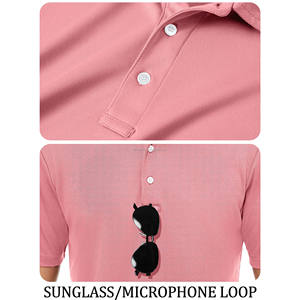 Polos de Golf de Manga Corta para Hombre de Alta Calidad, Ecológicos, Transpirables, de Poliéster, Bordados, para Negocios - Product Image 4