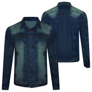 OEM Service <b>Top</b> Model High Quality Cheap Price Men Jeans Denim Jacket Slim Fit Casual Streetwear Denim Jackets - Product Image 4