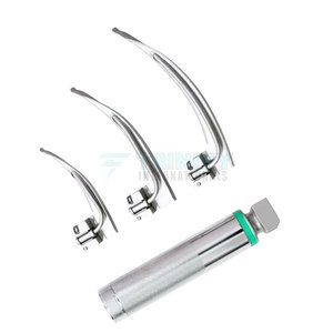 ชุดอุปกรณ์ตรวจกล่องเสียงรุ่นใหม่ Laryngoscope Macintosh ดีไซน์ขั้นสูง Laryngoscope Macintosh โครงสร้างแข็งแรง สำหรับการใช้งานทางการแพทย์ด้านหู คอ จมูก - Product Image 2