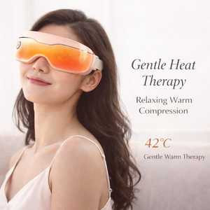 Masque oculaire intelligent à vapeur, thérapie chaude et froide 42°C, appareil de soin des yeux chauffant, soulagement des yeux secs, masseur oculaire portable, logo OEM professionnel - Product Image 5