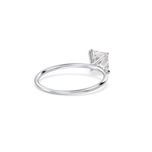 REYES Princess Cut 0.9 Carat Moissanite <b>Solitaire</b> <b>Rings</b> For Women Factory Price 925 Sterling <b>Silver</b> GRA Certified Fine Jewelry - Product Image 4
