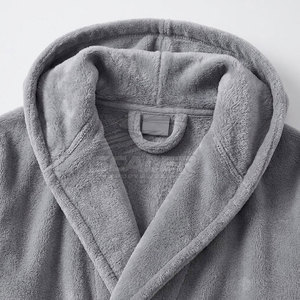 Bata de Baño de Manga Larga para Hombre, de Algodón Suave de Alta Calidad, Secado Rápido, Transpirable, con Bolsillos, para Casa, Hotel, Spa, Ducha, Resort, Salón Nocturno - Product Image 6