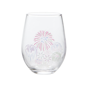 Vaso de Vidrio que Cambia de Color con Diseño de Escena Invernal de Nieve, Serie Cuatro Estaciones de Japón - Product Image 4