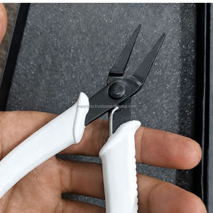 5 Inches <b>Long</b> Needle <b>Nose</b> Pliers with <b>Long</b> Tapering Mini Pliers Serrated Jaws for Bending Wire Gripping - Product Image 5