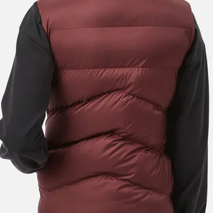 Chaleco Acolchado de Invierno para Mujer, Ligero, Sin Mangas, de Poliéster y Cuero, Transpirable, Resistente al Viento, con Cierre Frontal - Product Image 6