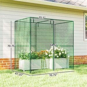 Tenda di Protezione per Colture e Piante, Rete da Giardino per Gabbie di Coltivazione Efficaci - Product Image 6